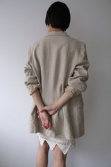 linen tailored jacket