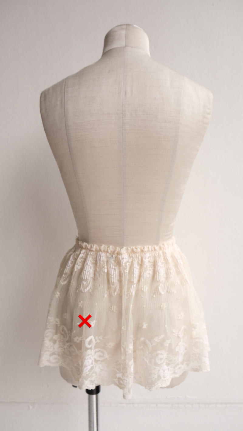 lace layered skirt