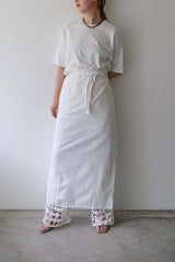 wrap long skirt