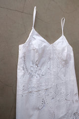 cutwork lace camisole dress