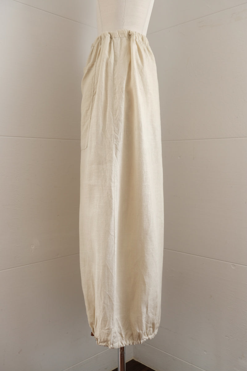 linen long skirt