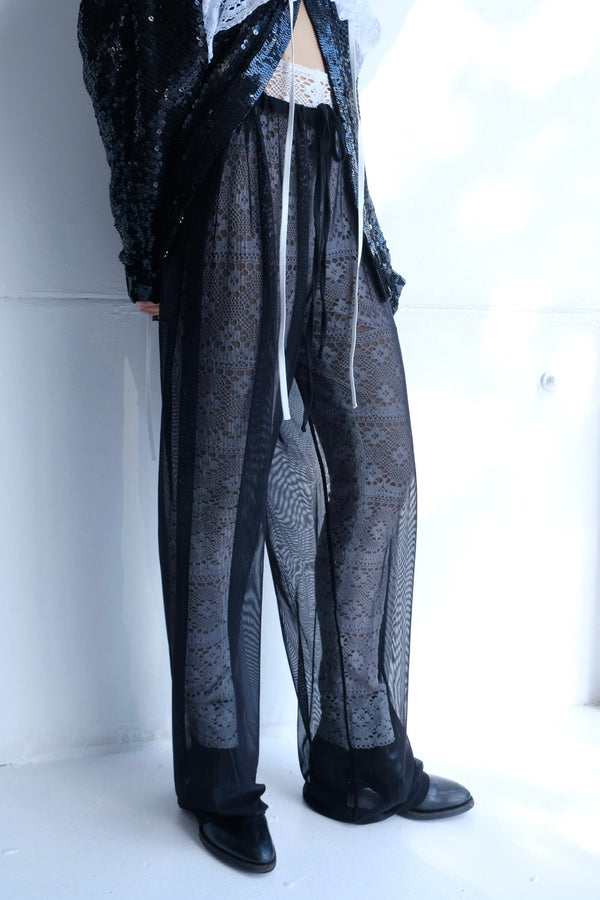 see-through easy pants