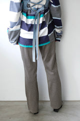 houndstooth pattern pants