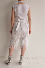crochet lace half pants