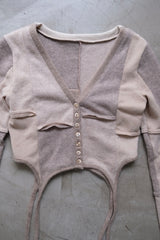 cashmere gater cardigan