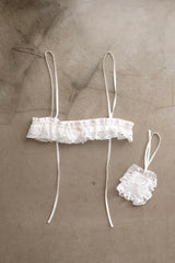 cutwork lace belt & pouch