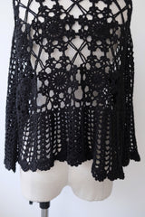 crochet lace cardigan