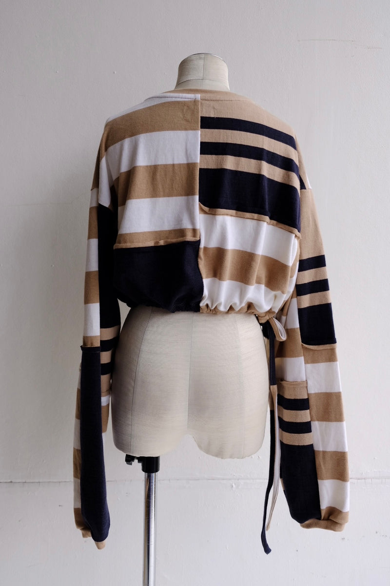 cropped jersey top