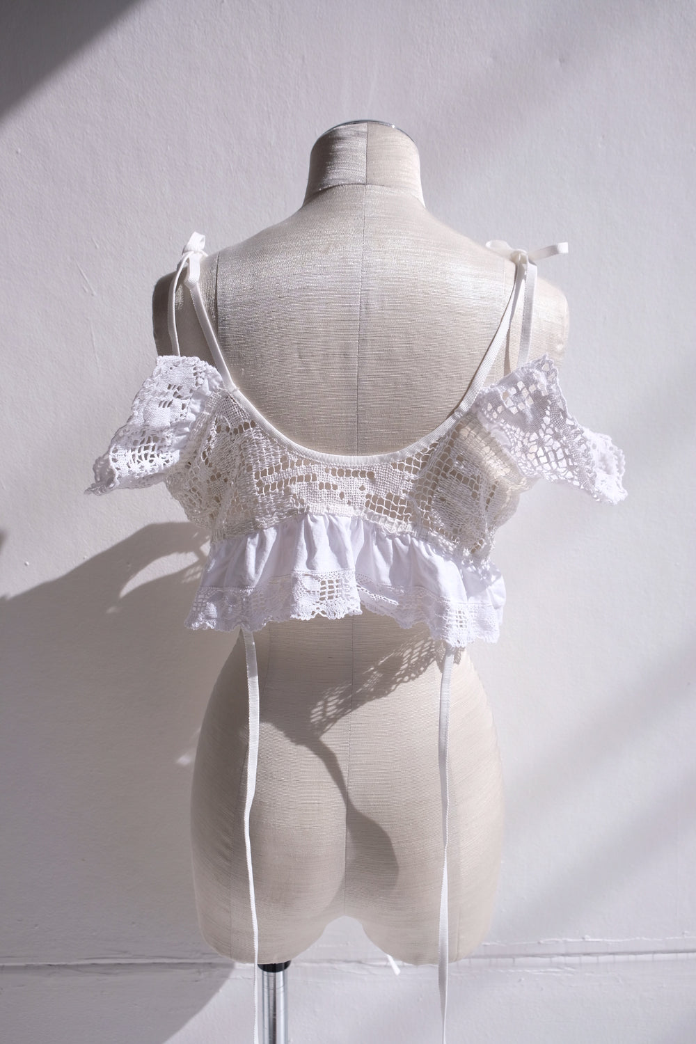 MALION vintage 4way lace camisole