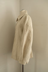 linen patchwork jacket