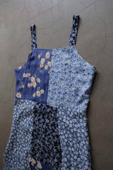 flower rayon long dress