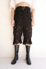 crochet lace half pants