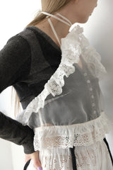 silk organdy lace camisole