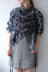 check shirring shirt
