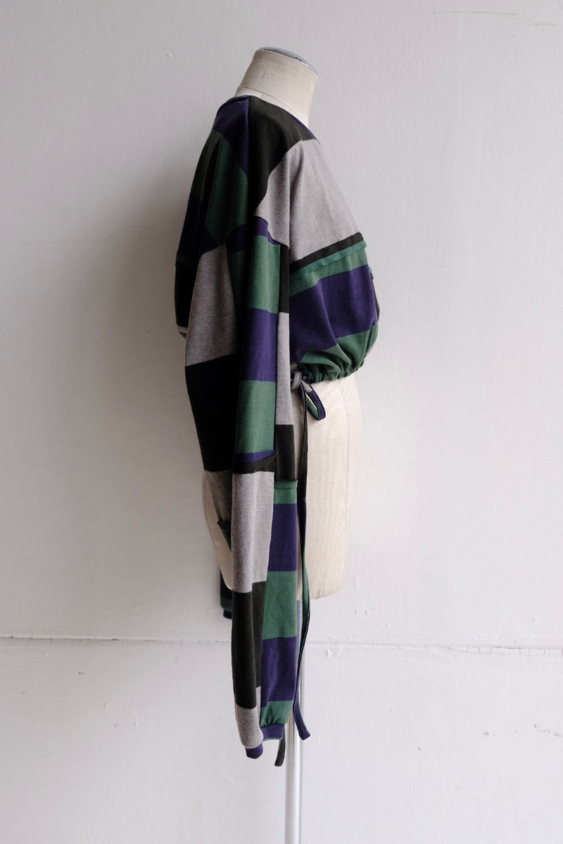cropped jersey top