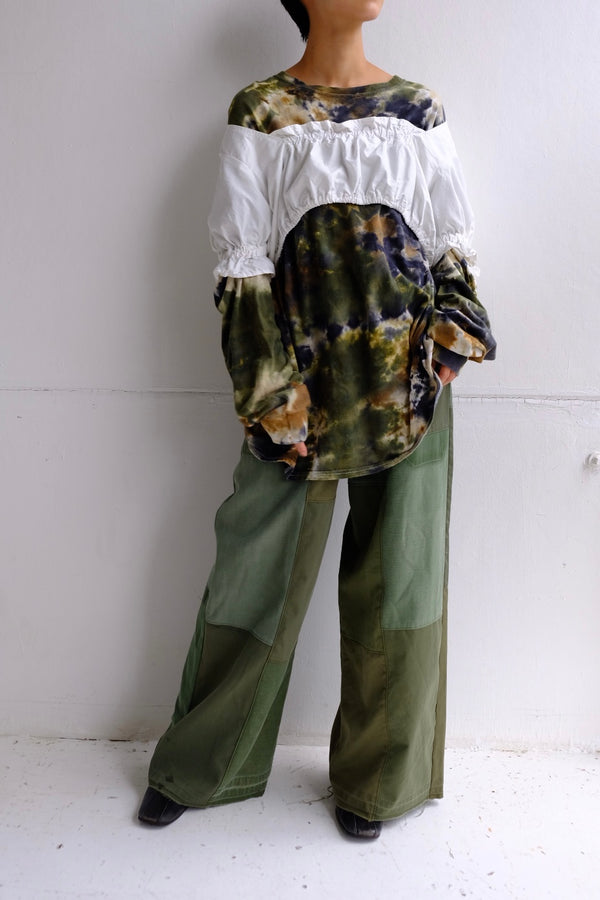 tuck wide pants