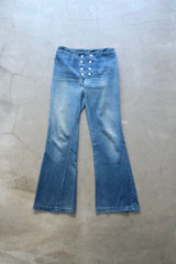 denim flare pants