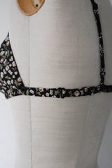 flower rayon bra top
