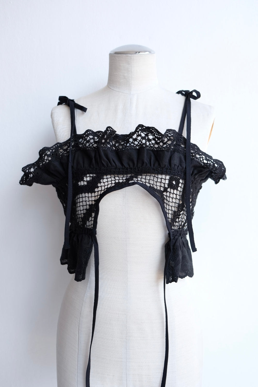 【一部予約！】 4way lace vintage MALION – camisole トップス