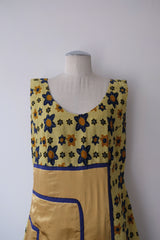no sleeve flower dress