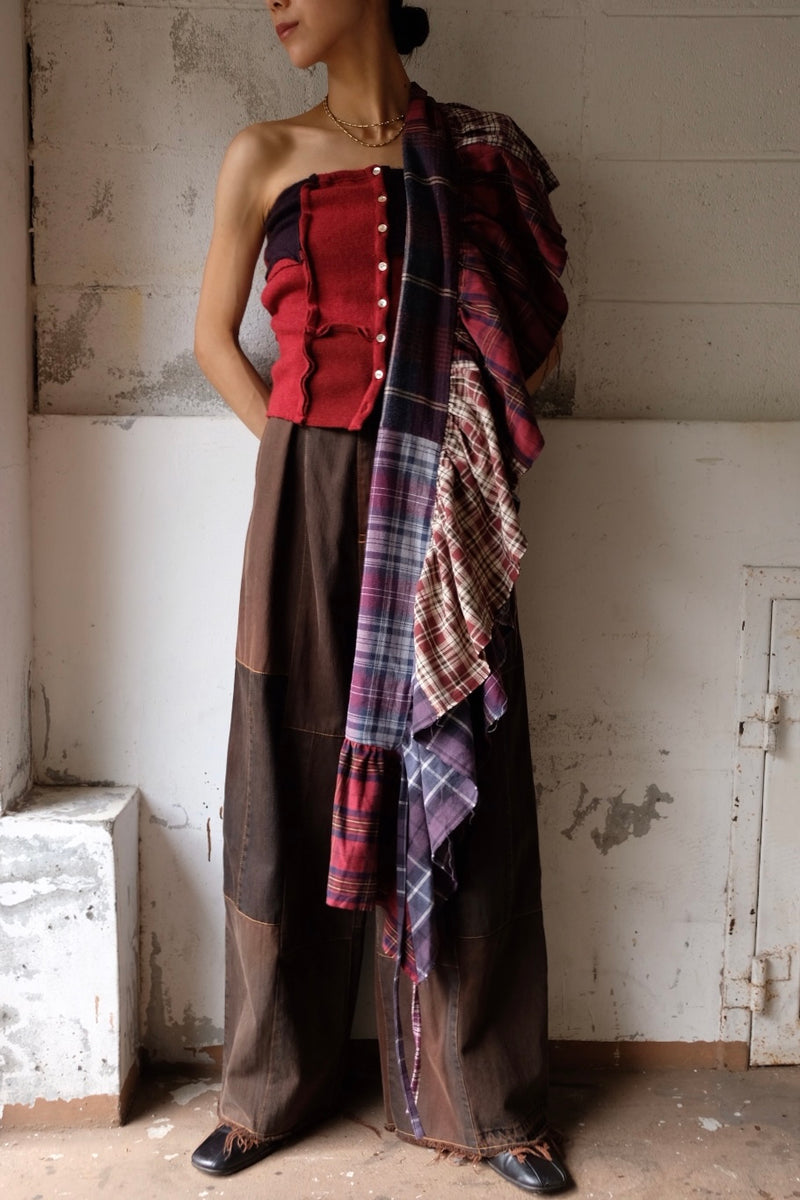 check frill stole