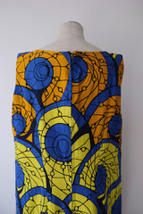 african batik nosleeve dress