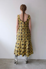 no sleeve flower dress