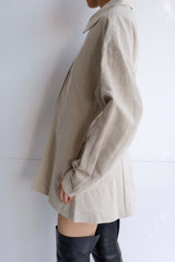 linen patchwork jacket