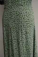 flower print  long dress