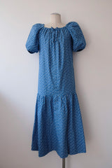 puff sleeve flower dress
