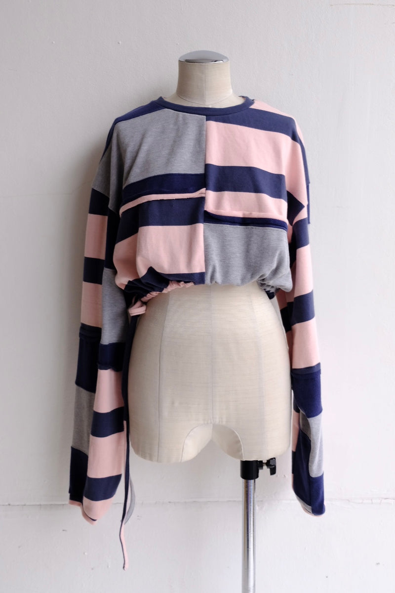cropped jersey top
