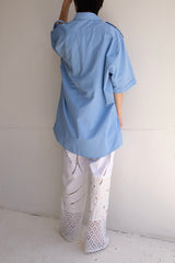 half sleeve epaulet shirt