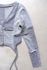 cashmere gater cardigan
