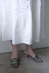 denim sandal