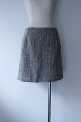 tweed mini skirt