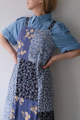 flower rayon long dress