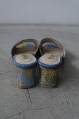 denim sandal
