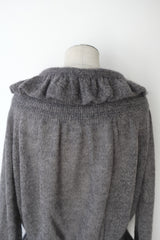 mohair knit cardigan