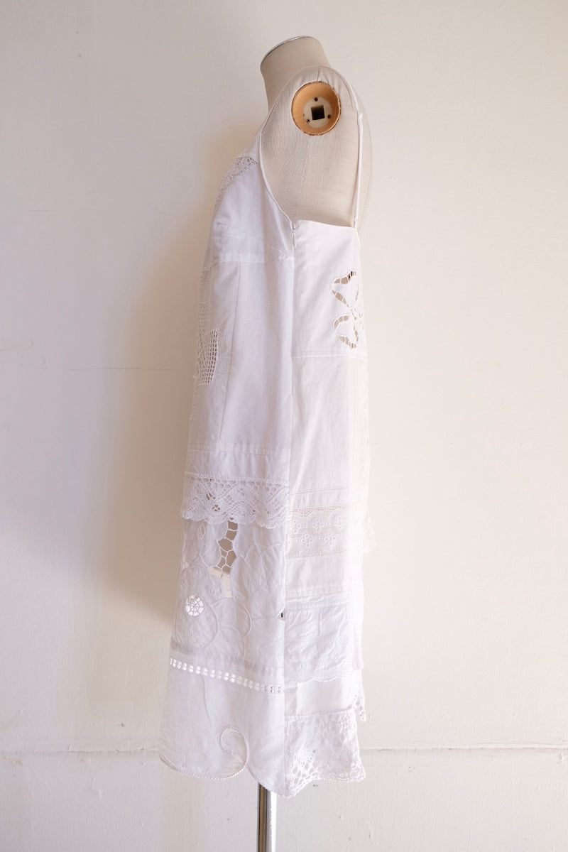 cutwork lace camisole dress