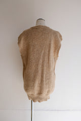 nordic mohair knit vest