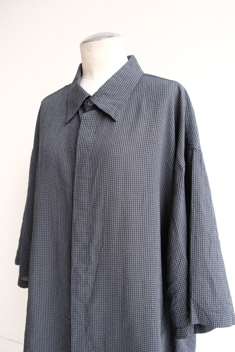 half sleeve check shirt