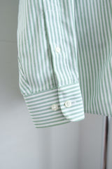 stripe button down shirt