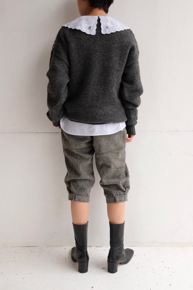 wool jockey pants