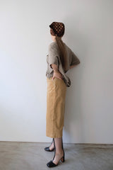 corduroy half pants
