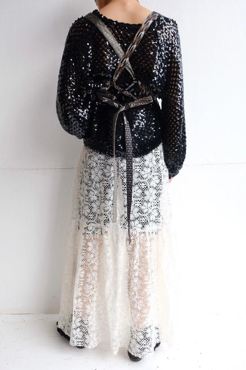 lace long skirt