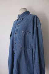 long sleeve denim shirt