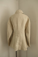 linen patchwork jacket