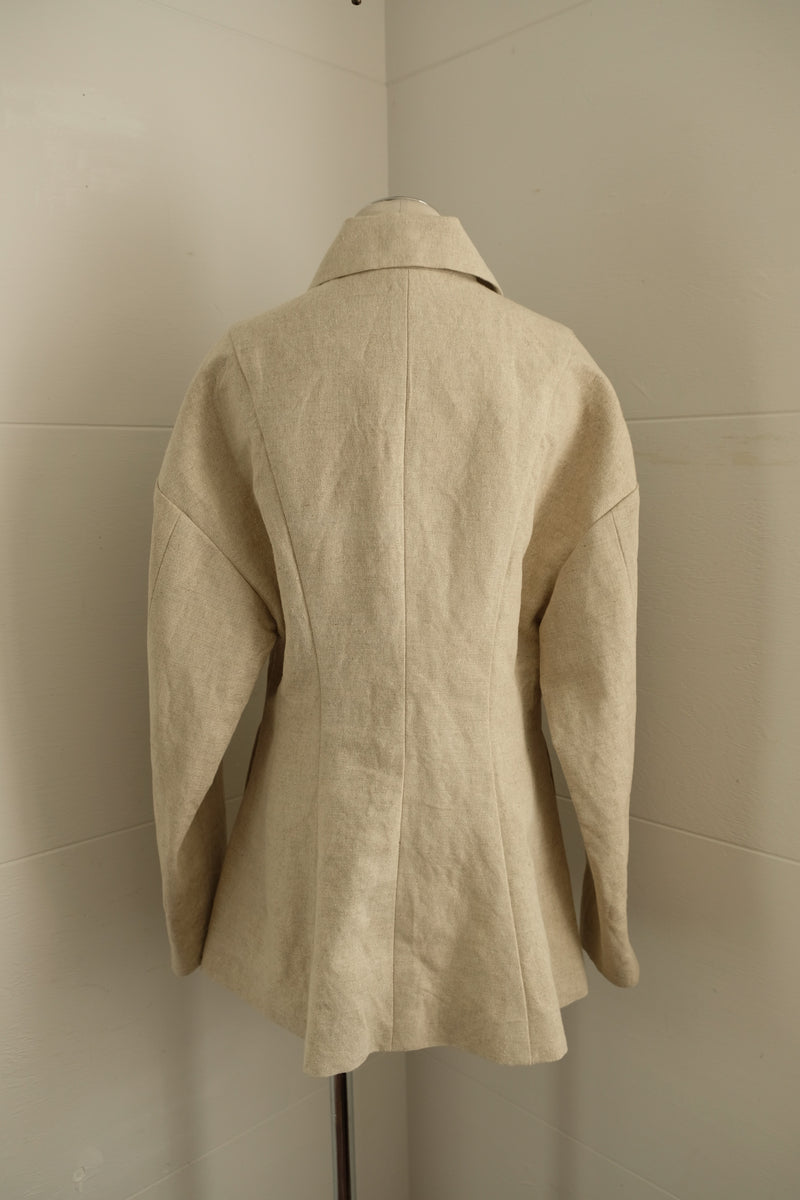 linen patchwork jacket