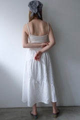 cotton flare skirt
