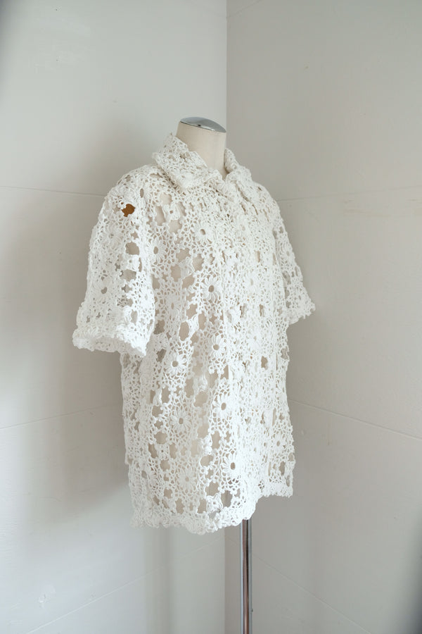 crochet lace shirt